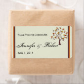 秋お洒落ツリー水瓶用ラベル ラベル (インサイチュ)