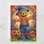 秋お洒落収穫ハローウィンパーティ 招待状 (裏面)