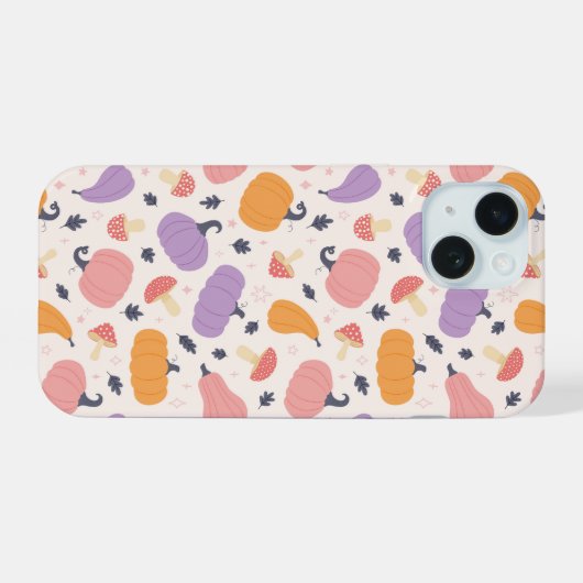 秋お洒落収穫 iPhone 15ケース (裏面横)