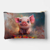 秋お洒落子豚アクセサリーポーチ アクセサリーポーチ (裏面)