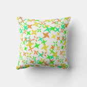 秋お洒落色のおもしろいフリーフローデザイン クッション (裏面)