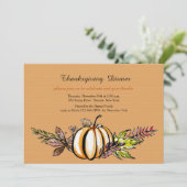 秋お祝い招待状 招待状 (スタンド正面)