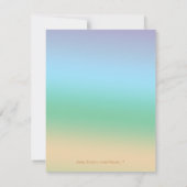 秋かかしカボチャ招待状 招待状 (裏面)