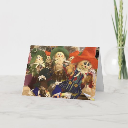 秋かかし カード (正面)