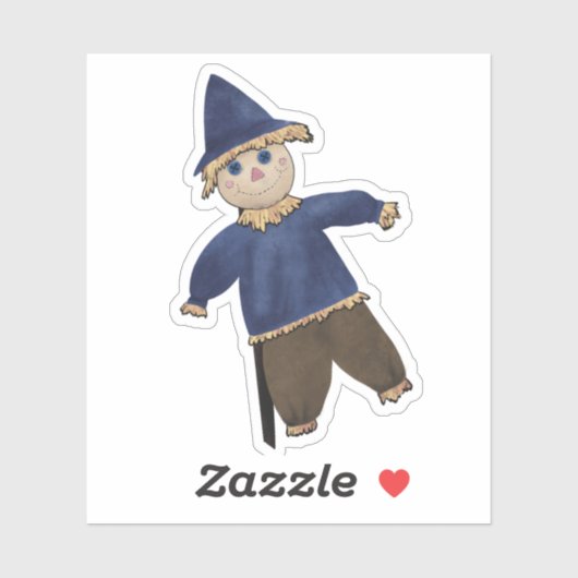 秋かかし シール (シート)