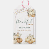 秋かぼちゃあなたに感謝ギフトラベル ギフトタグ (裏面)