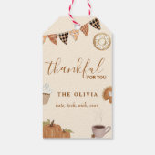 秋かぼちゃあなたに感謝ギフトラベル ギフトタグ (裏面)