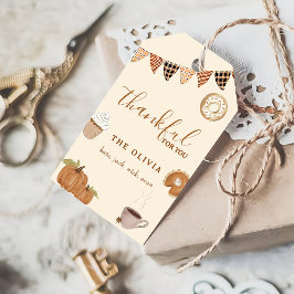 秋かぼちゃあなたに感謝ギフトラベル ギフトタグ