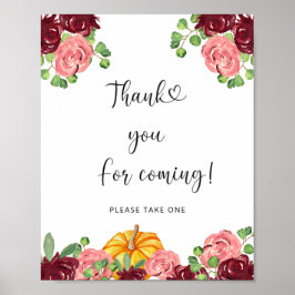 秋かぼちゃありがとう来さん ポスター