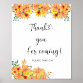 秋かぼちゃありがとう来さん ポスター (正面)