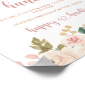 秋かぼちゃおしゃぶり狩りベビシャワーゲームポスター ポスター (角)