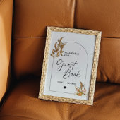 秋かぼちゃお願いゲストブックサイン ポスター