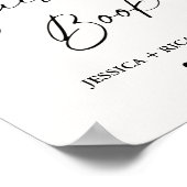 秋かぼちゃお願いゲストブックサイン ポスター (角)