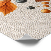 秋かぼちゃのアートワークのポスター ポスター (角)