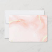 秋かぼちゃひまわりカワイイ秋の結婚式 出欠カード (裏面)