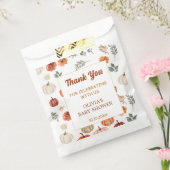 秋かぼちゃぼう秋ベビーシャワー フェイバーバッグ (封をした状態)