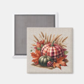 秋かぼちゃアートワーク磁石 マグネット (正面/裏面)