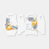 秋かぼちゃカスタムウェディングサンキュー フェイバーボックス (折り畳みなし)