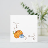 秋かぼちゃグリーティングカード シーズンカード (スタンド正面)