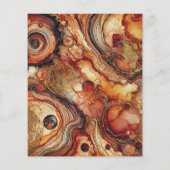 秋かぼちゃスパイスアルコールインクスクラップブック紙 (裏面)