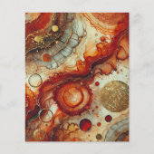 秋かぼちゃスパイスアルコールインクスクラップブック紙 (正面)