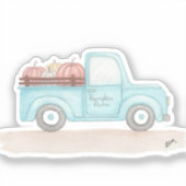 秋かぼちゃトラック シール (正面)