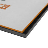 秋かぼちゃパッチ|レトロトラックパーソナライズされた カッティングボード (角)