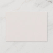 秋かぼちゃフローラハート赤ちゃんシャワーブック エンクロージャーカード (裏面)