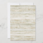 秋かぼちゃフローラ水色の葉結婚色 招待状 (裏面)