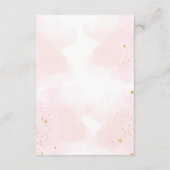 秋かぼちゃベビー予測赤ちゃんシャワーゲームカード アドバイスカード (裏面)