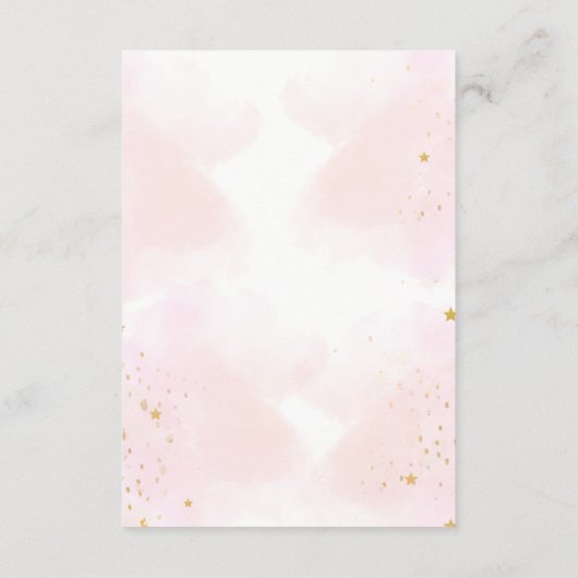 秋かぼちゃベビー予測赤ちゃんシャワーゲームカード アドバイスカード (裏面)