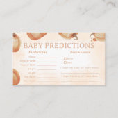 秋かぼちゃベビー予測 エンクロージャーカード (正面)