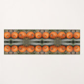 秋かぼちゃペア抽象芸術 ヨガマット (正面(横))