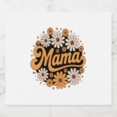 秋かぼちゃママ スパークリングワインラベル (シングルラベル)