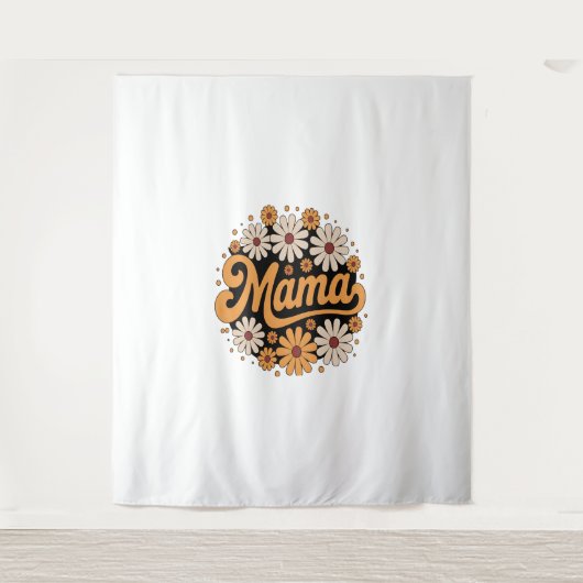 秋かぼちゃママ タペストリー (正面)