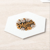 秋かぼちゃママ ペーパーコースター (アングル)