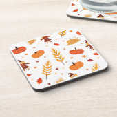 秋かぼちゃ模様オータムコースター コースター (左側)