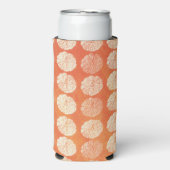 秋かぼちゃ模様 スリム缶クーラー (Seltzer正面)