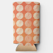 秋かぼちゃ模様 スリム缶クーラー (裏面)