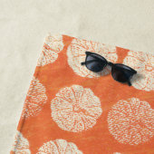 秋かぼちゃ模様 ビーチタオル (インサイチュ)