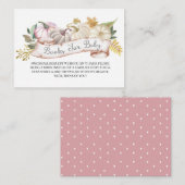 秋かぼちゃ秋のベビー囲いカード帳 エンクロージャーカード (正面/裏面)