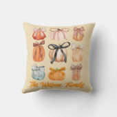 秋かぼちゃ秋オレンジ色の水色 クッション (裏面)