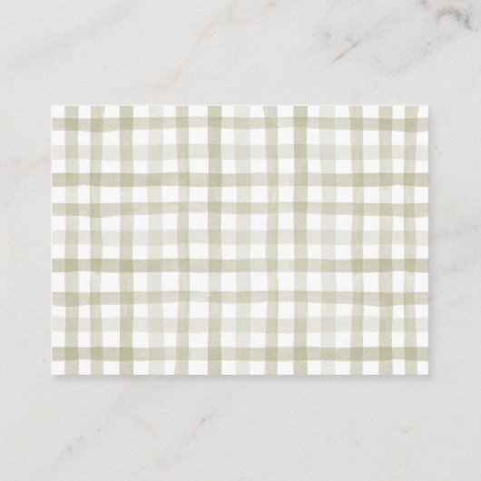 秋かぼちゃ赤ちゃん衣装本ベビー エンクロージャーカード (裏面)