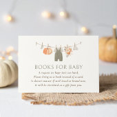 秋かぼちゃ赤ちゃん衣装本ベビー エンクロージャーカード