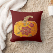 秋かぼちゃ（花） クッション (ブランケット)
