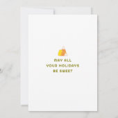 秋からクリスマスグリーティングカード – キャンディーコーンツリー カード (裏面)