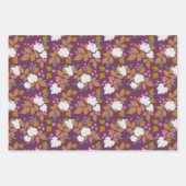 秋から冬にかけてお祝い包装紙 ラッピングペーパーシート (正面3)