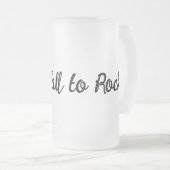 秋から岩 フロストグラスビールジョッキ (正面右)