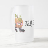 秋から岩 フロストグラスビールジョッキ (正面左)