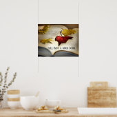 秋から良い本のポスター ポスター (キッチン)